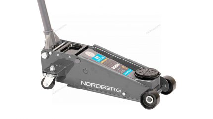 Домкрат подкатной 3 т с резиновой насадкой, быстрый подъем NORDBERG N32030G