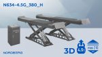 Подъемник ножничный для сход-развала 4,5 тонн 380В (серый) NORDBERG N634-4,5G_380_H — изображение 3