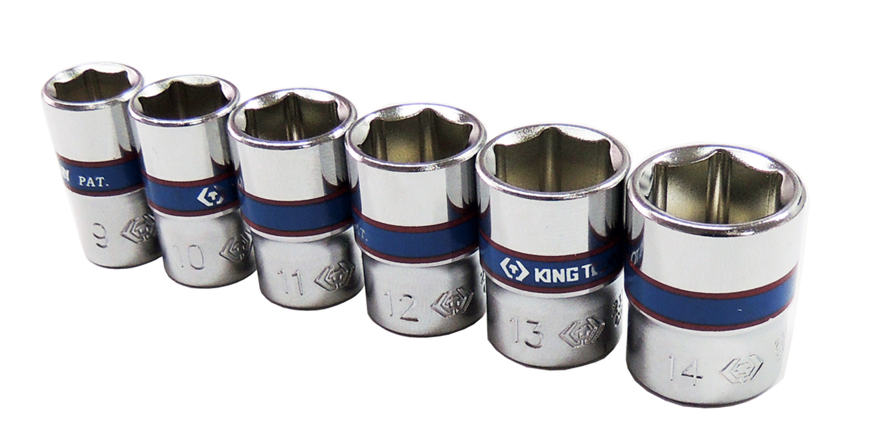 tsx4iy63sxtzi2e089o011dq0302c2b8 KINGTONY ГОЛОВКА ТОРЦЕВ. 233511M 1/4" 6гр. 11мм — изображение 1
