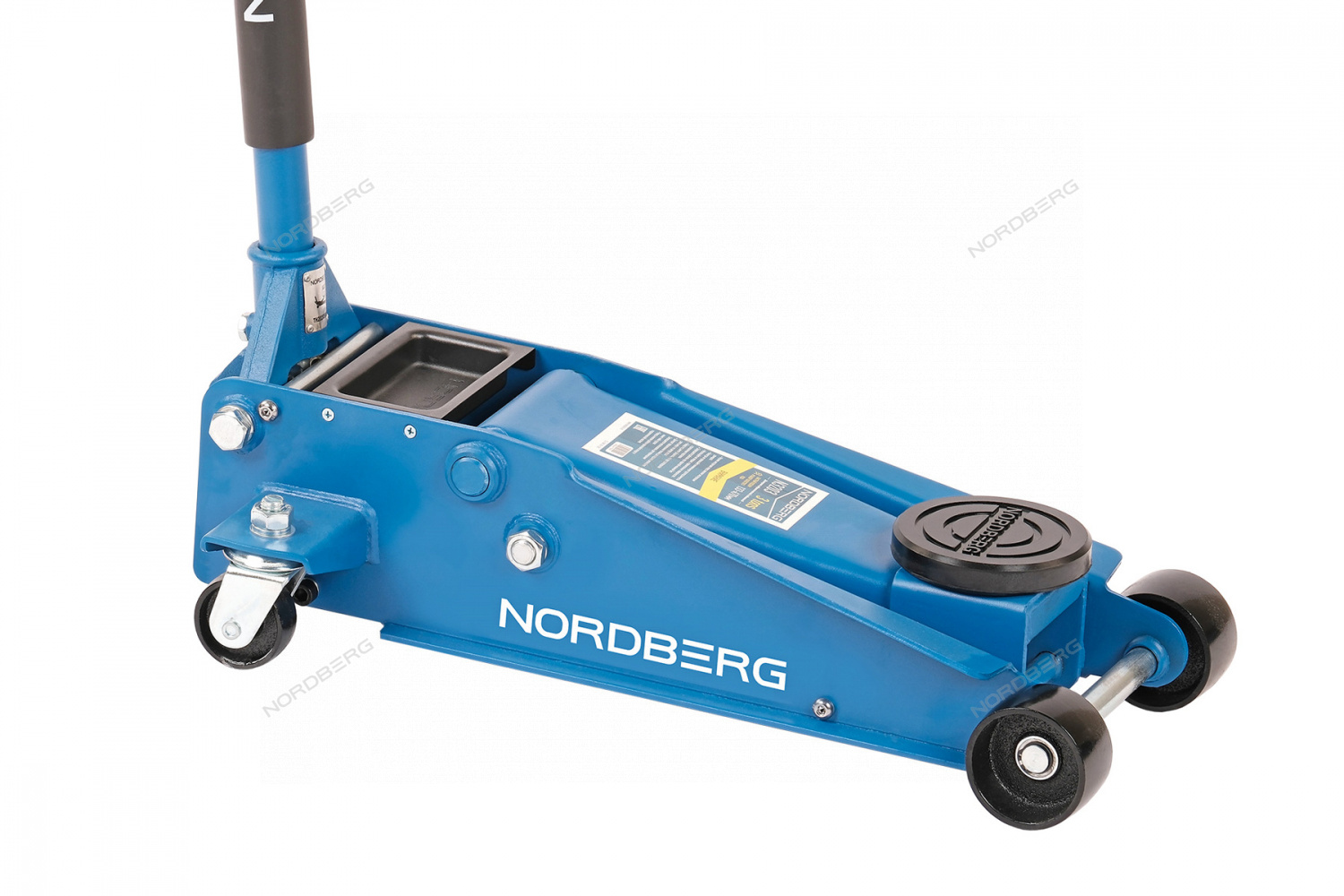 txviqzj1thwwp8jykg3idfkq2bodfglu Домкрат подкатной 3 т с резиновой насадкой, быстрый подъем NORDBERG N3203 — изображение 1