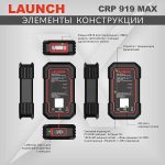 Диагностический мультимарочный сканер Launch CRP919 MAX — изображение 4