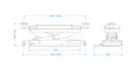 Траверса пневмогидравлическая 3.2 т для подъемника 4465B, синяя NORDBERG N433BA — изображение 2