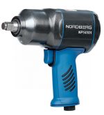 Пневмогайковерт ударный 1/2", 1300 Нм, с глубокими головками в кейсе NORDBERG NP14101K — изображение 2