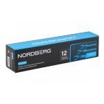 Набор ключей комбинированных 12 шт, планшет тетрон NORDBERG 10212P — изображение 11