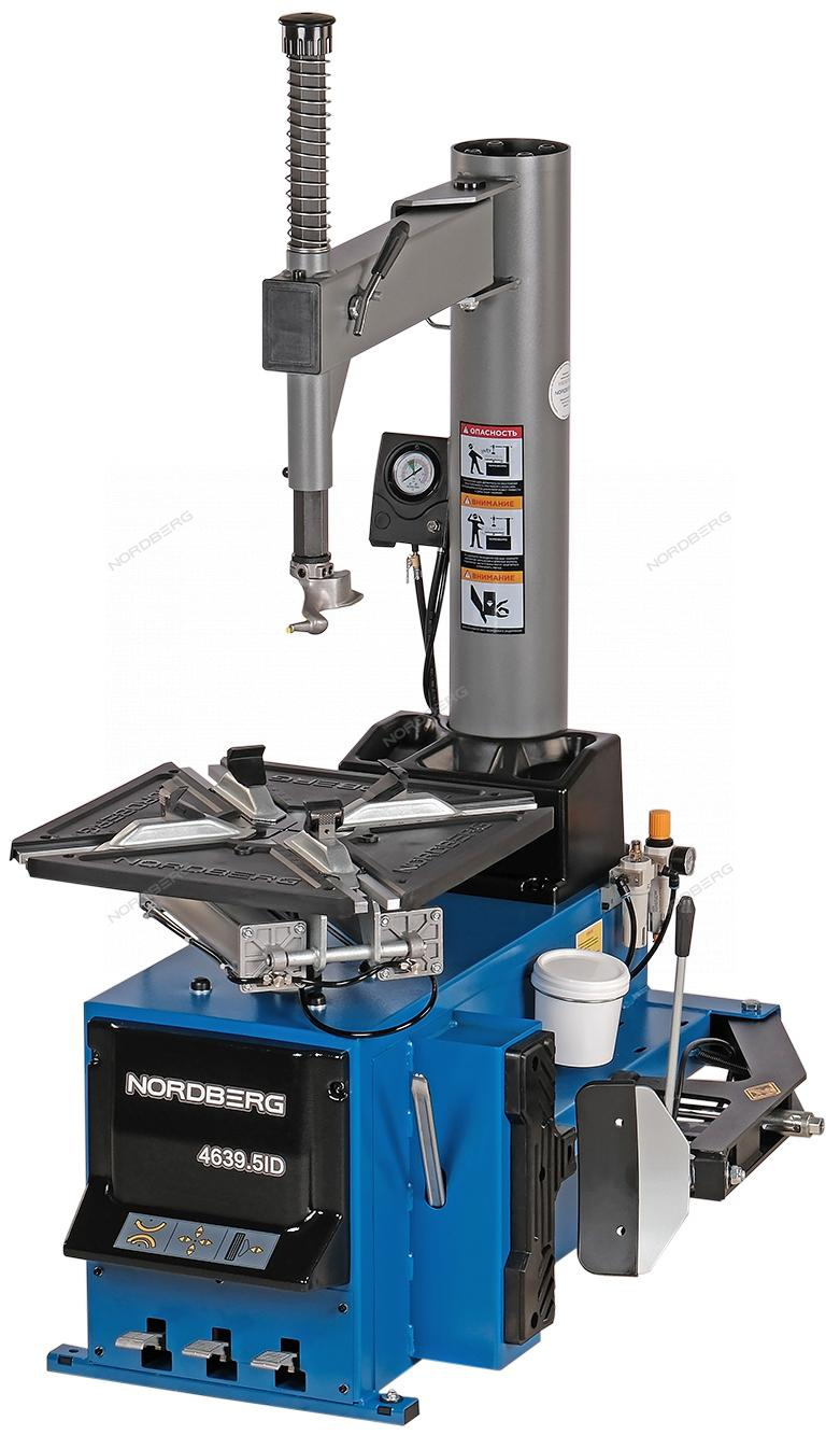 uzxhin7hr5obqcnig5h9kxe8t9241xjp Станок шиномонтажный 220V п/автомат, односкоростн, стол с накладками, синий NORDBERG 4639,5ID(B) 220 — изображение 1