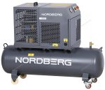 Компрессор винтовой, 4 кВт, 10 бар, 450 л/мин, ресивер 180 л, IP54 NORDBERG NCF5R