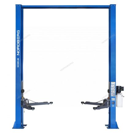 Подъемник двухстоечный 4 т, верхняя синхронизация, H=3,6 м, 220 В, синий NORDBERG N4120H-4B_220