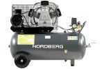 Компрессор поршневой с ременной передачей 380В, ресив. 100л, 580л/мин NORDBERG NCP100/580 — изображение 2