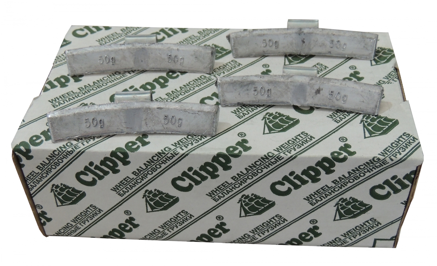 ydljadik11el5sd2ywtjdpz01dvzoh6a CLIPPER ГРУЗИК 0350 балансировочный для литого диска 50гр. (набор 50шт.) — изображение 1