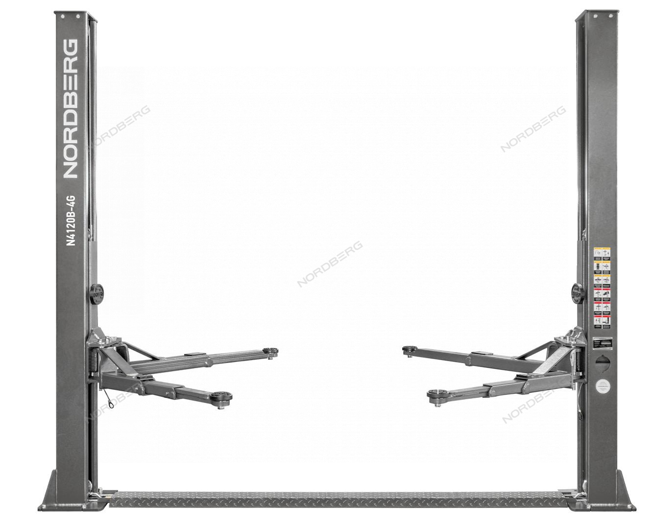yk7rq0q9ln4nif67t3iilom4o8o4bnca Подъемник двухстоечный 4 т, 380 В, серый NORDBERG N4120B-4G_3+2_380 — изображение 1