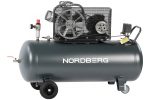 Компрессор поршневой с ременной передачей 380В, ресив. 200л, 580л/мин NORDBERG NCP200/580 — изображение 2