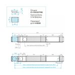 Подъемник четырехстоечный 6,5 т, для сход-развала, синий NORDBERG 4465B — изображение 8