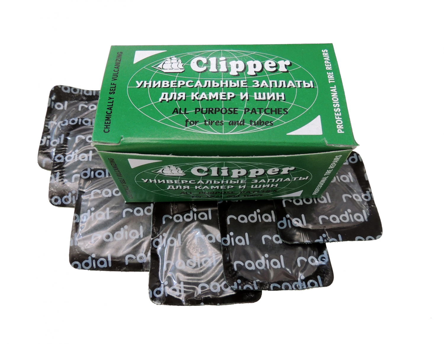 zky48hy2knab3qjvmu26a6y2ems63py0 CLIPPER НАБОР ЗАПЛАТ H406n универсальные 45*45мм (45шт.) — изображение 1