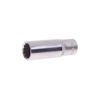 Головка торцевая 12мм 1/4" 12-гранная глубокая L=50мм ROCKFORCE RF-5295012 /1/50 — изображение 2