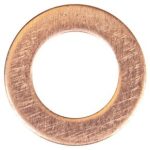 Шайба  8.0х15.0-1.0 медная (плоская) ER-08015010 ЭВРИКА /100/3000 NEW — изображение 2
