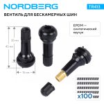 Вентиль для бескамерных шин, 100 шт. NORDBERG TR413 — изображение 2