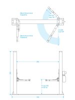 Подъемник двухстоечный 4 т, 220 В NORDBERG N4121A-4T_220 — изображение 3