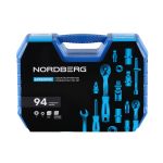 Набор инструментов, 94 предмета, 1/2", 1/4" NORDBERG 2496094C