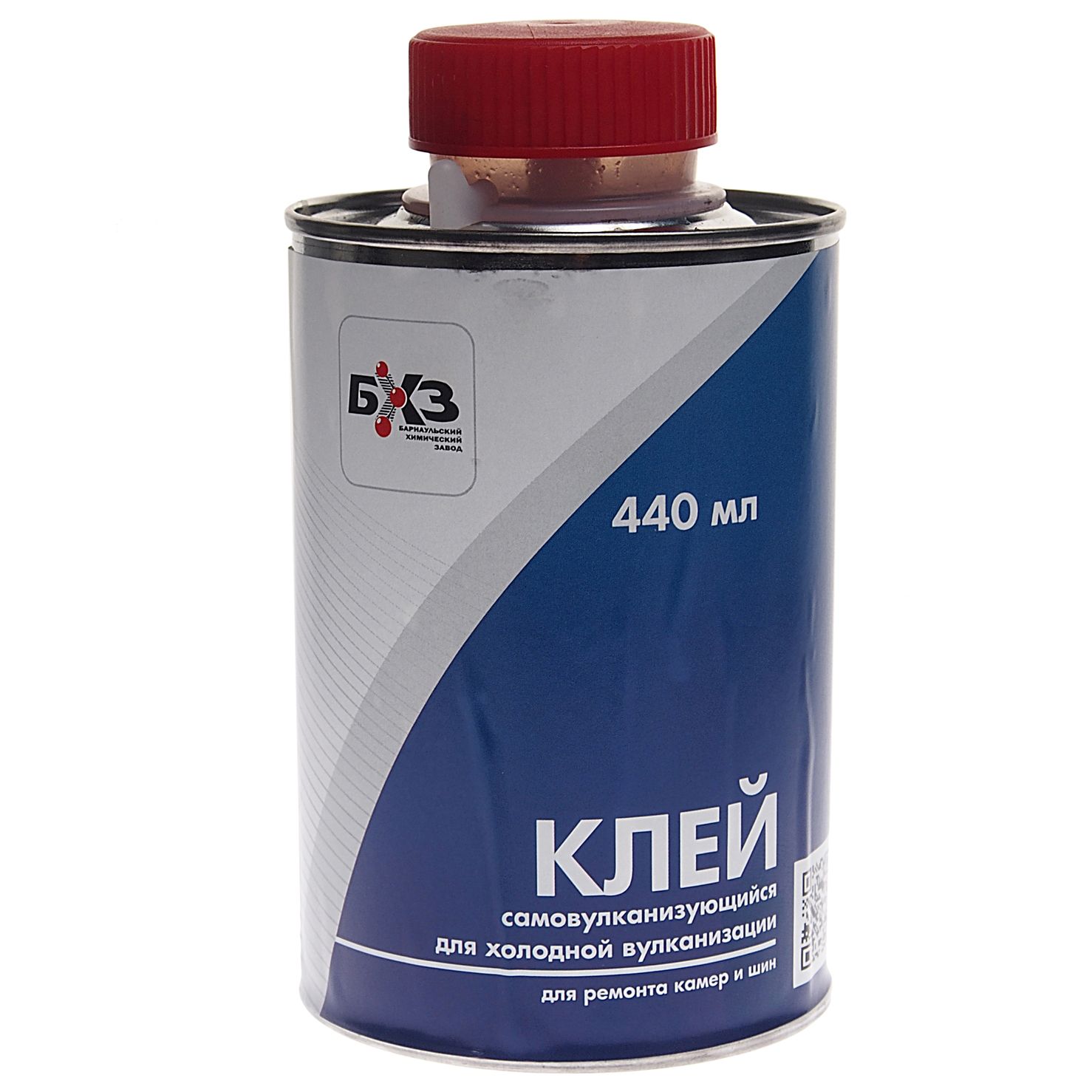 m0001025815_1.resize1 Клей резиновый самовулканизующийся 440мл в жестяной банке с кистью хол.вулканизации БХЗ /1 — изображение 1