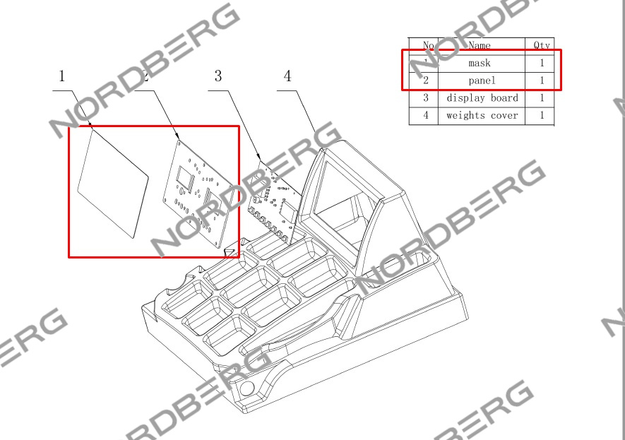 zggn4vguaaozpa5g5vp6xhqbahl30kwv Клавиатура для 4523 NORDBERG 4523#M+P — изображение 1