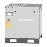 Компрессор винтовой, 7,5 кВт, 10 бар, 900 л/мин, без ресивера, серый NORDBERG NCC10-G — изображение 2