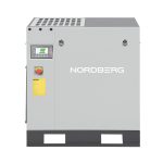 Компрессор винтовой, 7,5 кВт, 10 бар, 900 л/мин, без ресивера, серый NORDBERG NCC10-G — изображение 3