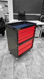 Тележка инструментальная GAROPT 6 ящиков КРАСНАЯ , Серия "Econom"  арт. GTE6.RED — изображение 3