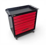 Тележка инструментальная GAROPT 5 ящиков КРАСНАЯ , Серия "Econom" арт. GTE5.RED — изображение 3